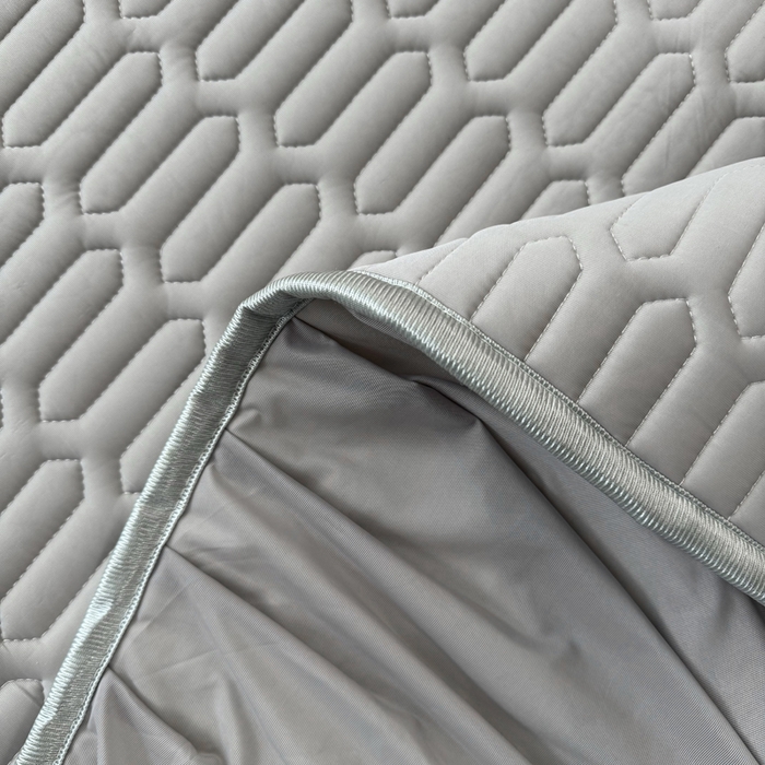 91家纺网 家纺一手货源 找家纺 布柔 2026新款乳胶床裙0.7乳胶加厚凉感丝凉席带氨纶凉感凉席 都市灰