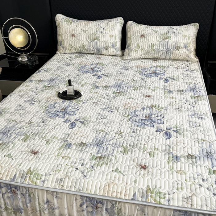 91家纺网 家纺一手货源 找家纺 布柔 2026新款乳胶床裙0.7乳胶加厚凉感丝凉席带氨纶凉感凉席 如梦