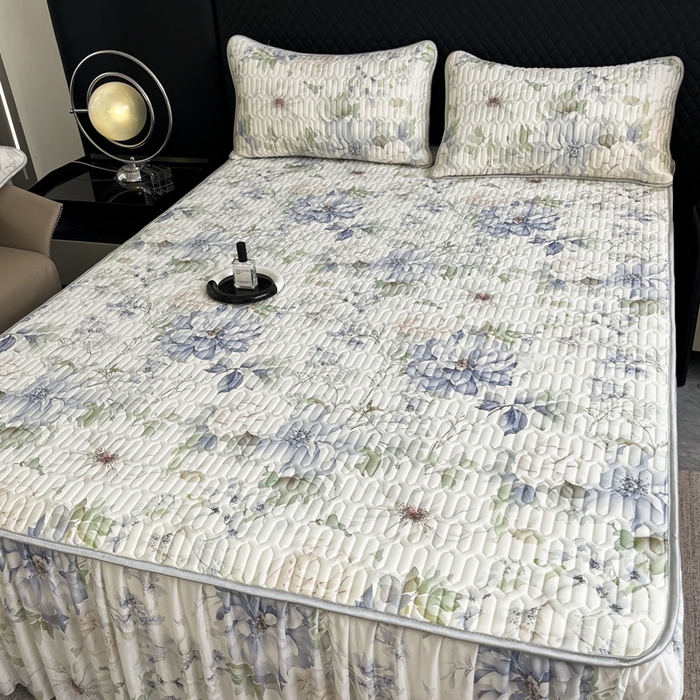 91家纺网 家纺一手货源 找家纺 布柔 2026新款乳胶床裙0.7乳胶加厚凉感丝凉席带氨纶凉感凉席 如梦