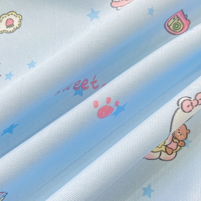 91家纺网 家纺一手货源 找家纺 优品惠 2026新款老粗布床单凉席席子空调软席单品床垫保护套三件套 kt蓝