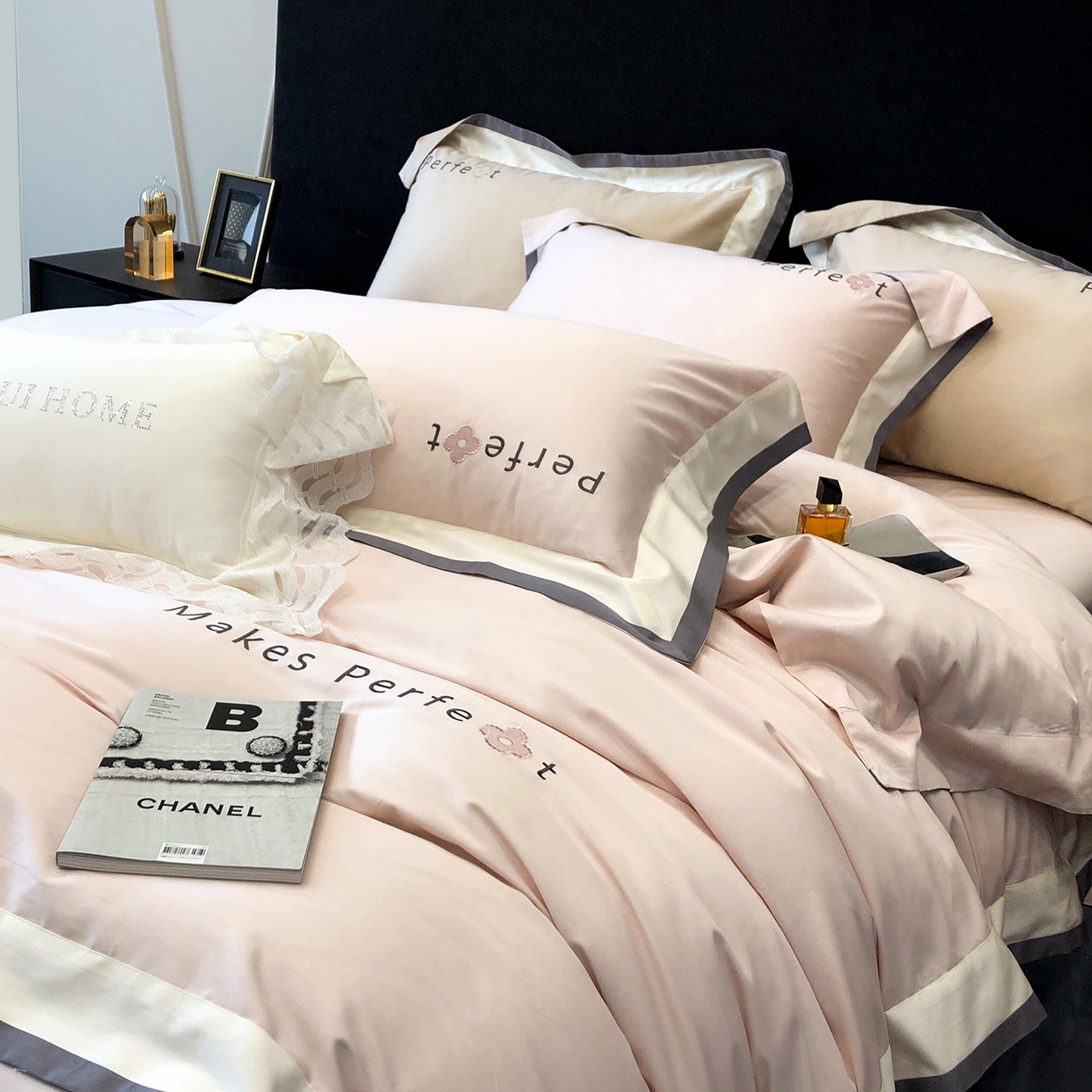 91家纺网 家纺一手货源 找家纺 （总）蕾诺家纺 2026秋冬新款100s高奢典藏简约全棉四件套-莫斯科系列