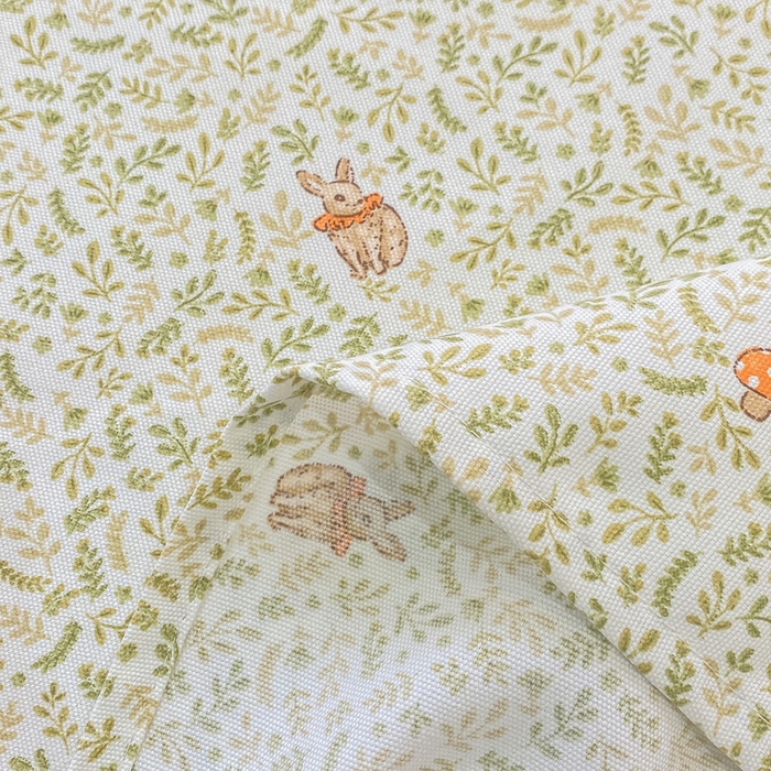 91家纺网 家纺一手货源 找家纺 优品惠 2026新款老粗布床单凉席席子空调软席单品床垫保护套三件套 林间小兔