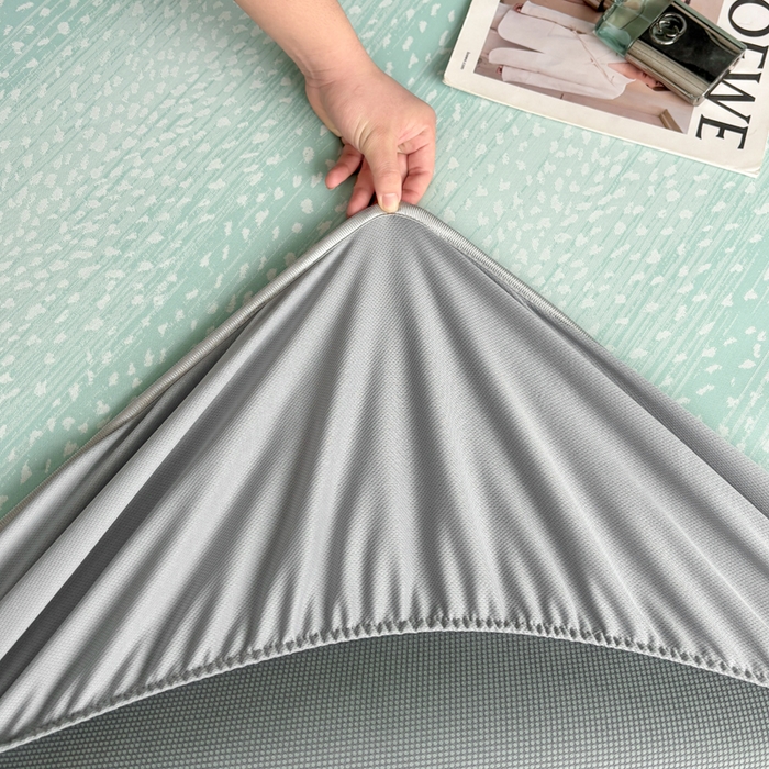 91家纺网 家纺一手货源 找家纺 麋兔 2026新款PE聚乙中分子提花床笠款凉席席子 繁星