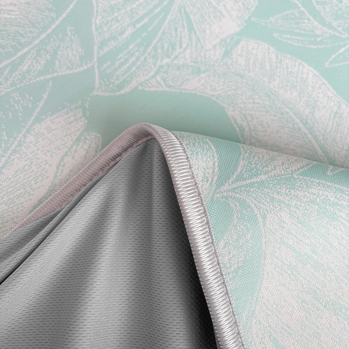 91家纺网 家纺一手货源 找家纺 麋兔 2026新款PE聚乙中分子提花床笠款凉席席子 秘境