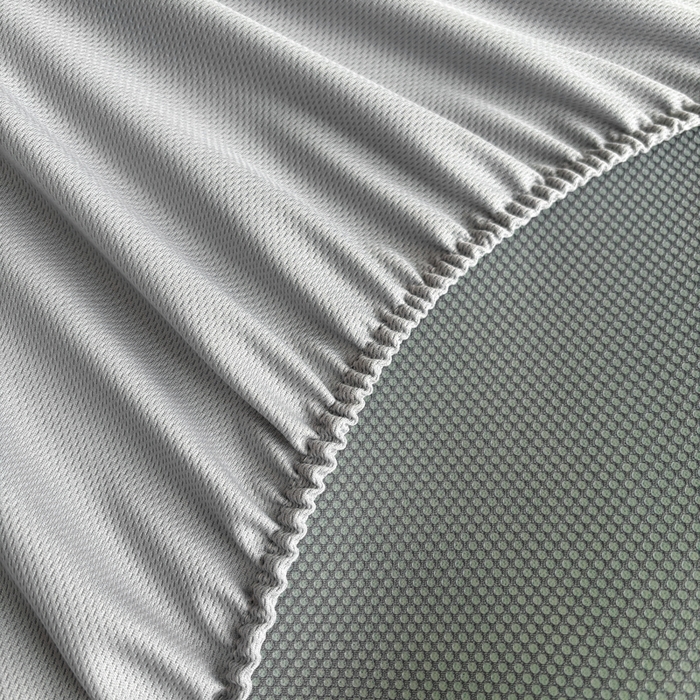 91家纺网 家纺一手货源 找家纺 麋兔 2026新款PE聚乙中分子提花床笠款凉席席子 秘境