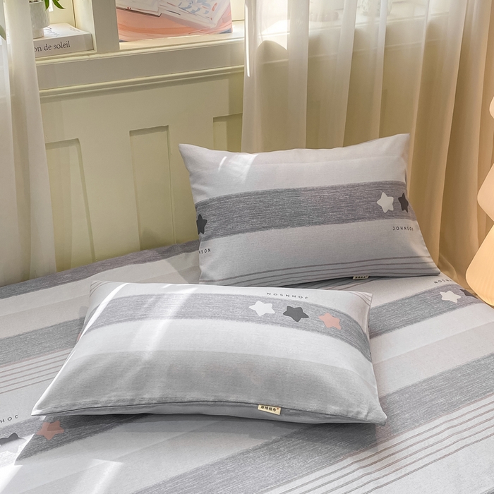 91家纺网 家纺一手货源 找家纺 优品惠 2026新款老粗布床单凉席席子空调软席单品床垫保护套三件套 星星