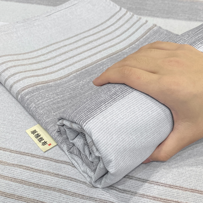 91家纺网 家纺一手货源 找家纺 优品惠 2026新款老粗布床单凉席席子空调软席单品床垫保护套三件套 星星