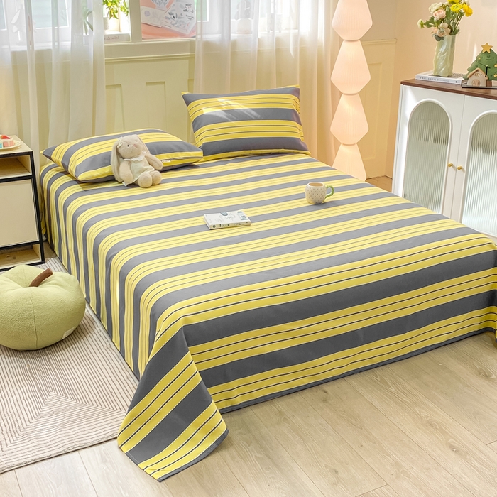 91家纺网 家纺一手货源 找家纺 优品惠 2026新款老粗布床单凉席席子空调软席单品床垫保护套三件套 约定