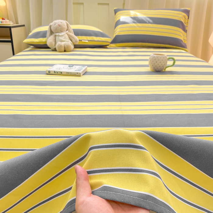 91家纺网 家纺一手货源 找家纺 优品惠 2026新款老粗布床单凉席席子空调软席单品床垫保护套三件套 约定