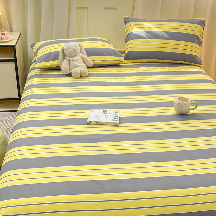 91家纺网 家纺一手货源 找家纺 优品惠 2026新款老粗布床单凉席席子空调软席单品床垫保护套三件套 约定