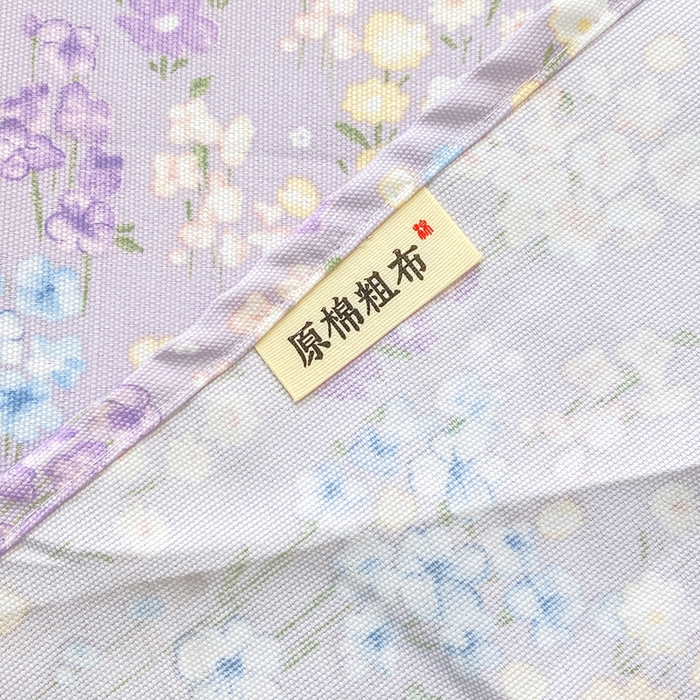 91家纺网 家纺一手货源 找家纺 优品惠 2026新款老粗布床单凉席席子空调软席单品床垫保护套三件套 紫色花语