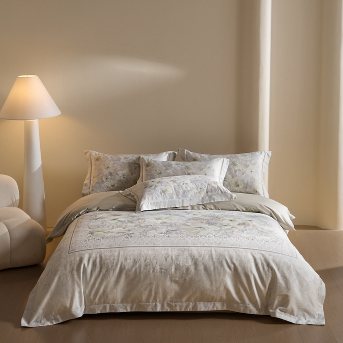 91家纺网 家纺一手货源 找家纺 （总）U品汇 2026新品纯棉全棉平网大版数码印花四件套高端60支长绒棉贡缎埋绳宽边系列