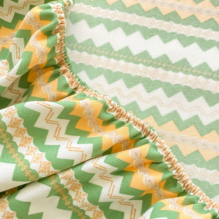 91家纺网 家纺一手货源 找家纺 优品惠 2026新款老粗布床笠凉席席子空调软席单品床垫保护套三件套 波西米亚