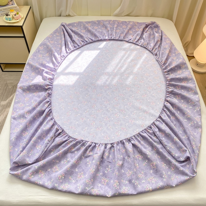 91家纺网 家纺一手货源 找家纺 优品惠 2026新款老粗布床笠凉席席子空调软席单品床垫保护套三件套 豆蔻