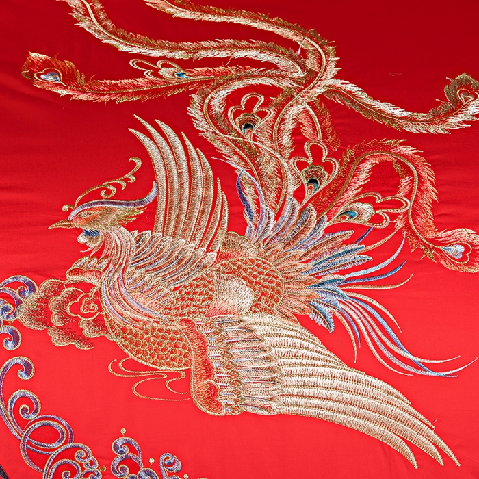 91家纺网 家纺一手货源 找家纺 甜咪咪婚庆 2026新款长绒棉全棉绣花结婚婚庆四件套多件套床单床盖款 九五挚恋