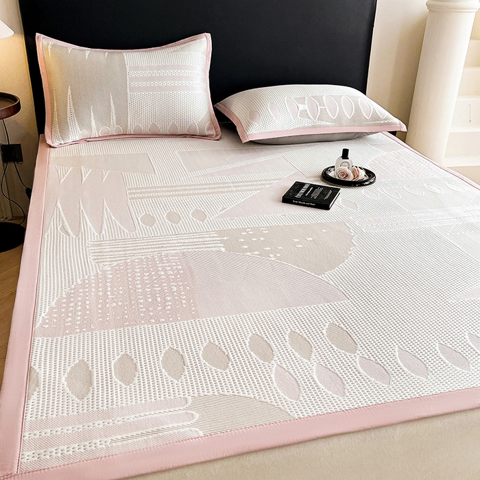 91家纺网 家纺一手货源 找家纺 （总）宜派家纺  2026新款PE凉感席几何系列床单款