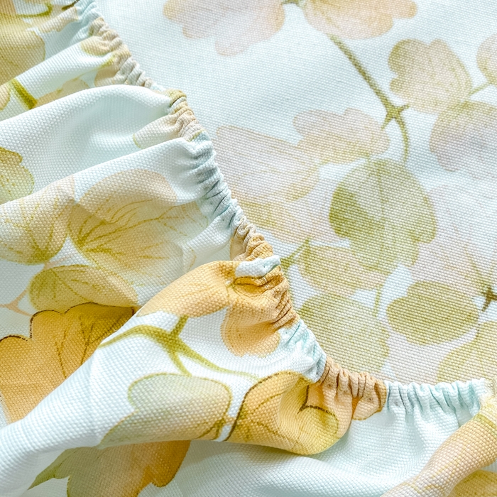 91家纺网 家纺一手货源 找家纺 优品惠 2026新款老粗布床笠凉席席子空调软席单品床垫保护套三件套 青枝漫语