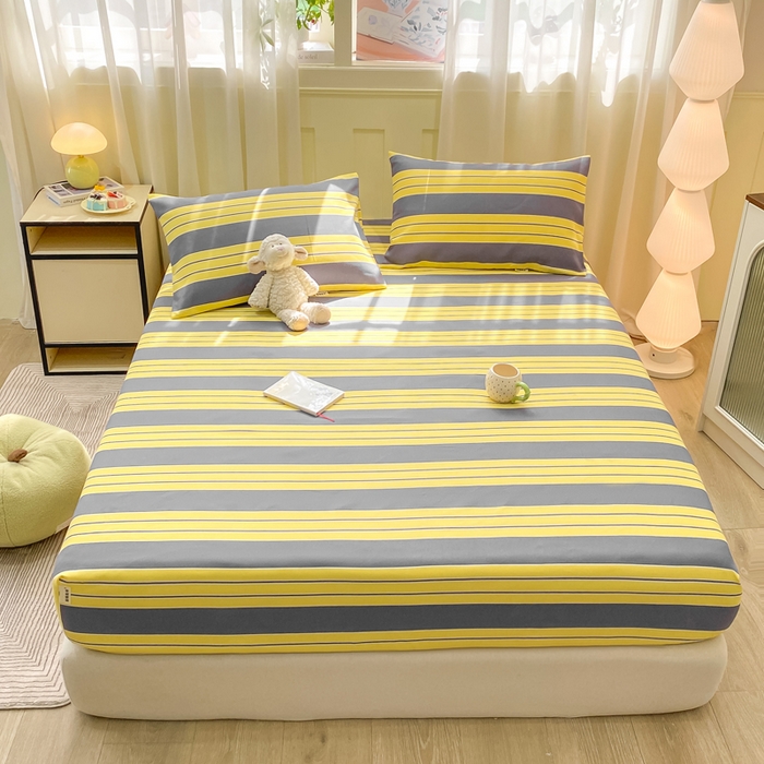 91家纺网 家纺一手货源 找家纺 优品惠 2026新款老粗布床笠凉席席子空调软席单品床垫保护套三件套 约定