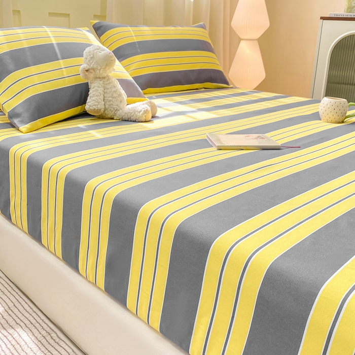 91家纺网 家纺一手货源 找家纺 优品惠 2026新款老粗布床笠凉席席子空调软席单品床垫保护套三件套 约定