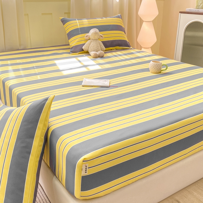 91家纺网 家纺一手货源 找家纺 优品惠 2026新款老粗布床笠凉席席子空调软席单品床垫保护套三件套 约定