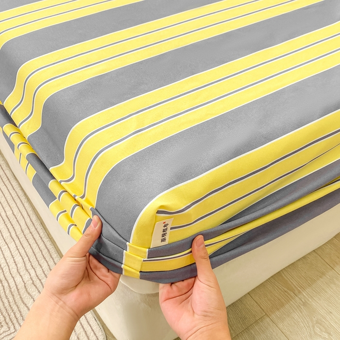 91家纺网 家纺一手货源 找家纺 优品惠 2026新款老粗布床笠凉席席子空调软席单品床垫保护套三件套 约定