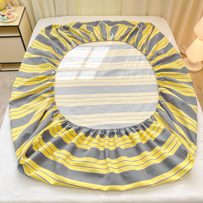 91家纺网 家纺一手货源 找家纺 优品惠 2026新款老粗布床笠凉席席子空调软席单品床垫保护套三件套 约定