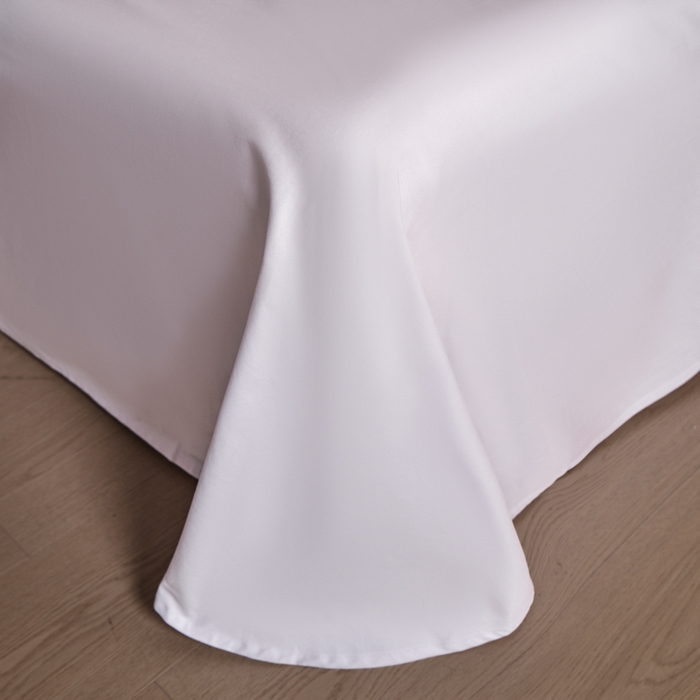 91家纺网 家纺一手货源 找家纺 U品汇 2026新品纯棉全棉平网大版数码印花四件套高端60支长绒棉贡缎埋绳宽边系列 淡墨春山（紫）