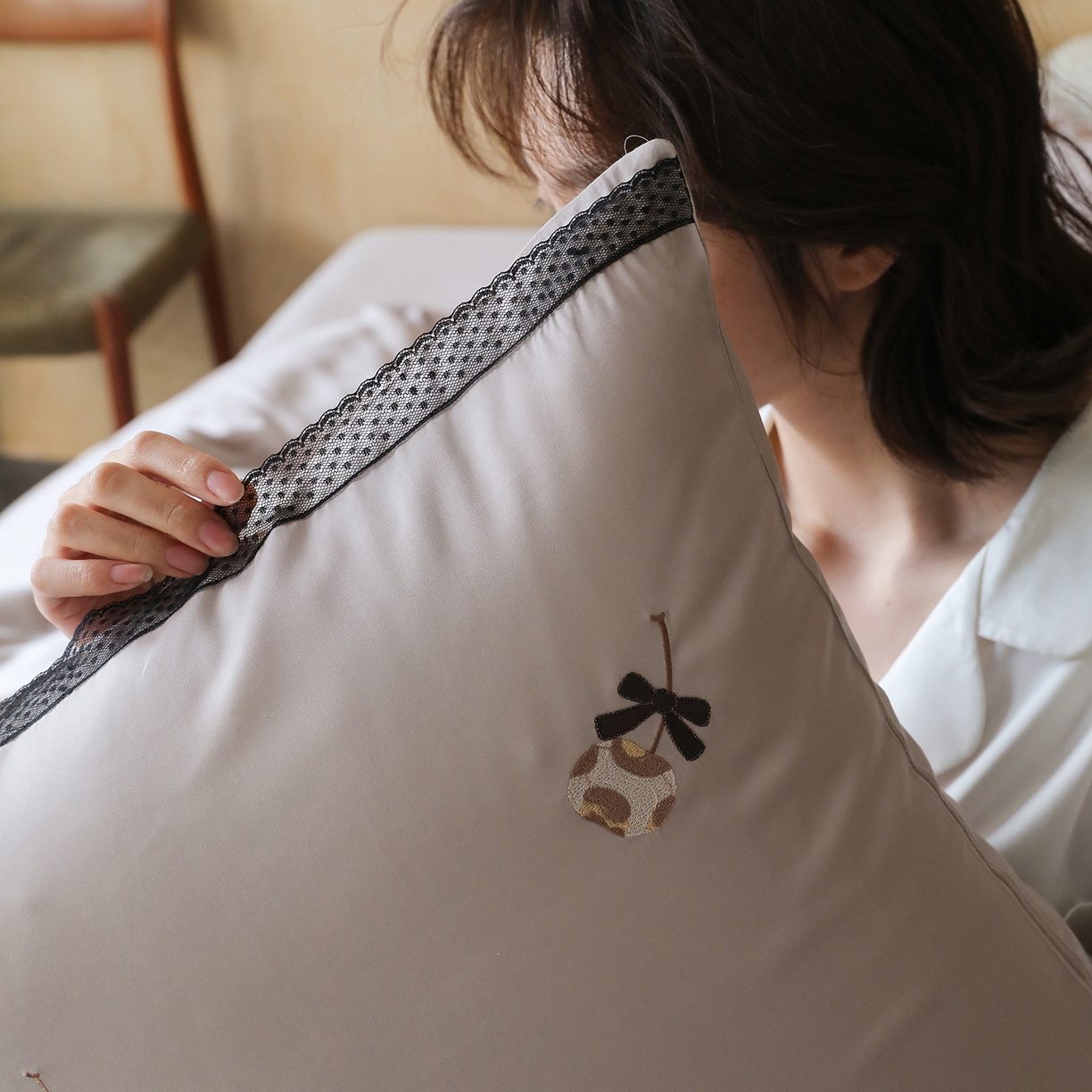 91家纺网 家纺一手货源 找家纺 初拾 2026新款60支兰精天丝可爱豹纹四件套-樱梦 樱梦-米咖