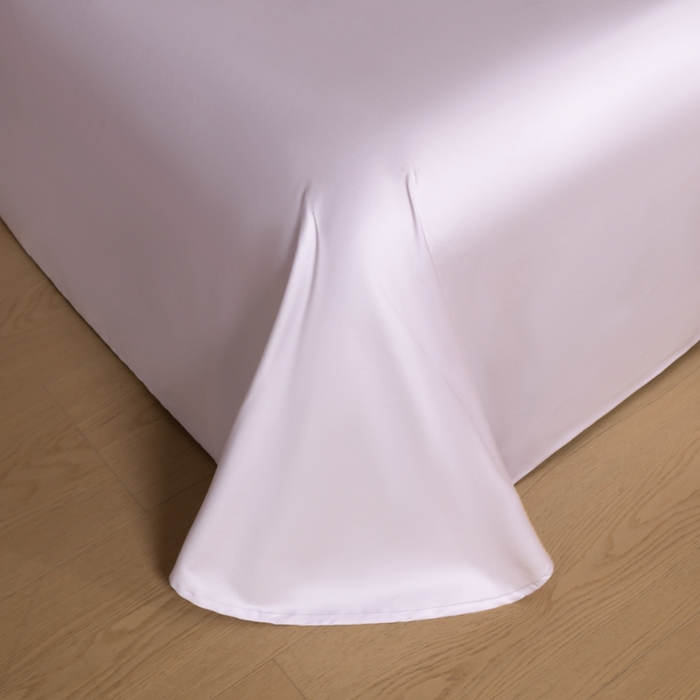 91家纺网 家纺一手货源 找家纺 U品汇 2026新品纯棉全棉平网大版数码印花四件套高端60支长绒棉贡缎埋绳宽边系列 花笺梦语（紫）