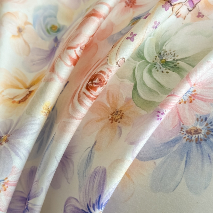 91家纺网 家纺一手货源 找家纺 U品汇 2026新品纯棉全棉平网大版数码印花四件套高端60支长绒棉贡缎埋绳宽边系列 花漾熊趣（绿）