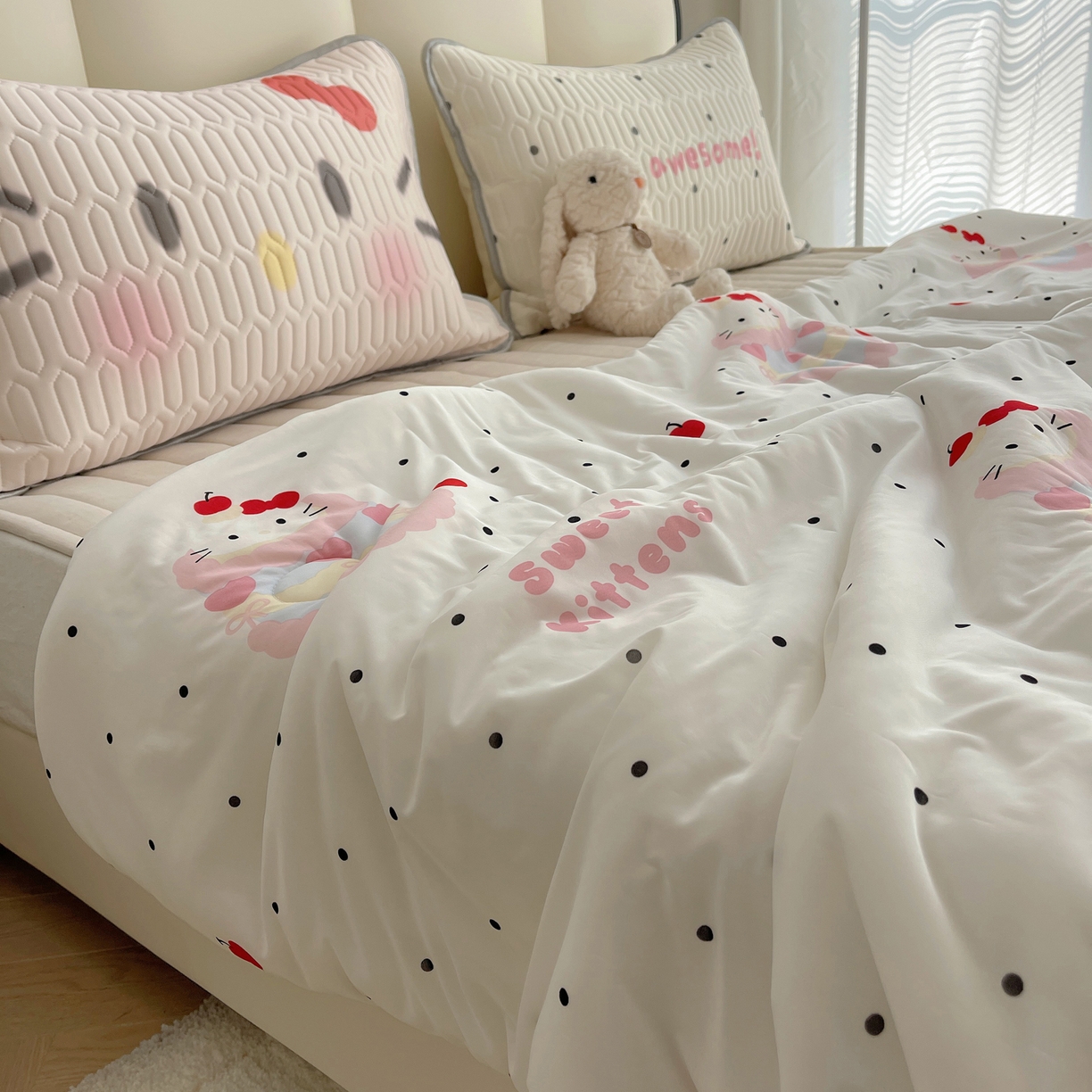 91家纺网 家纺一手货源 找家纺 （总）顾里家纺 2026新款韩系少女凉感冰皮夏被夏凉被空调被-第一组