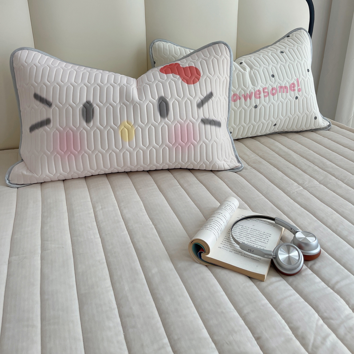 91家纺网 家纺一手货源 找家纺 顾里家纺 2026新款韩系少女凉感冰皮夏被夏凉被空调被-第一组 波点粉猫