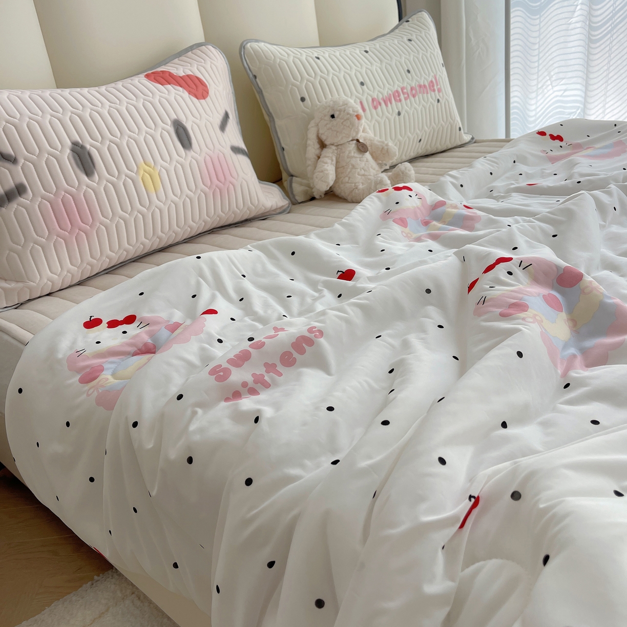 91家纺网 家纺一手货源 找家纺 （总）顾里家纺 2026新款韩系少女凉感冰皮夏被夏凉被空调被-第一组