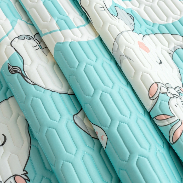 91家纺网 家纺一手货源 找家纺 （总）优雅星家纺 2026新款凉感丝印花乳胶凉席