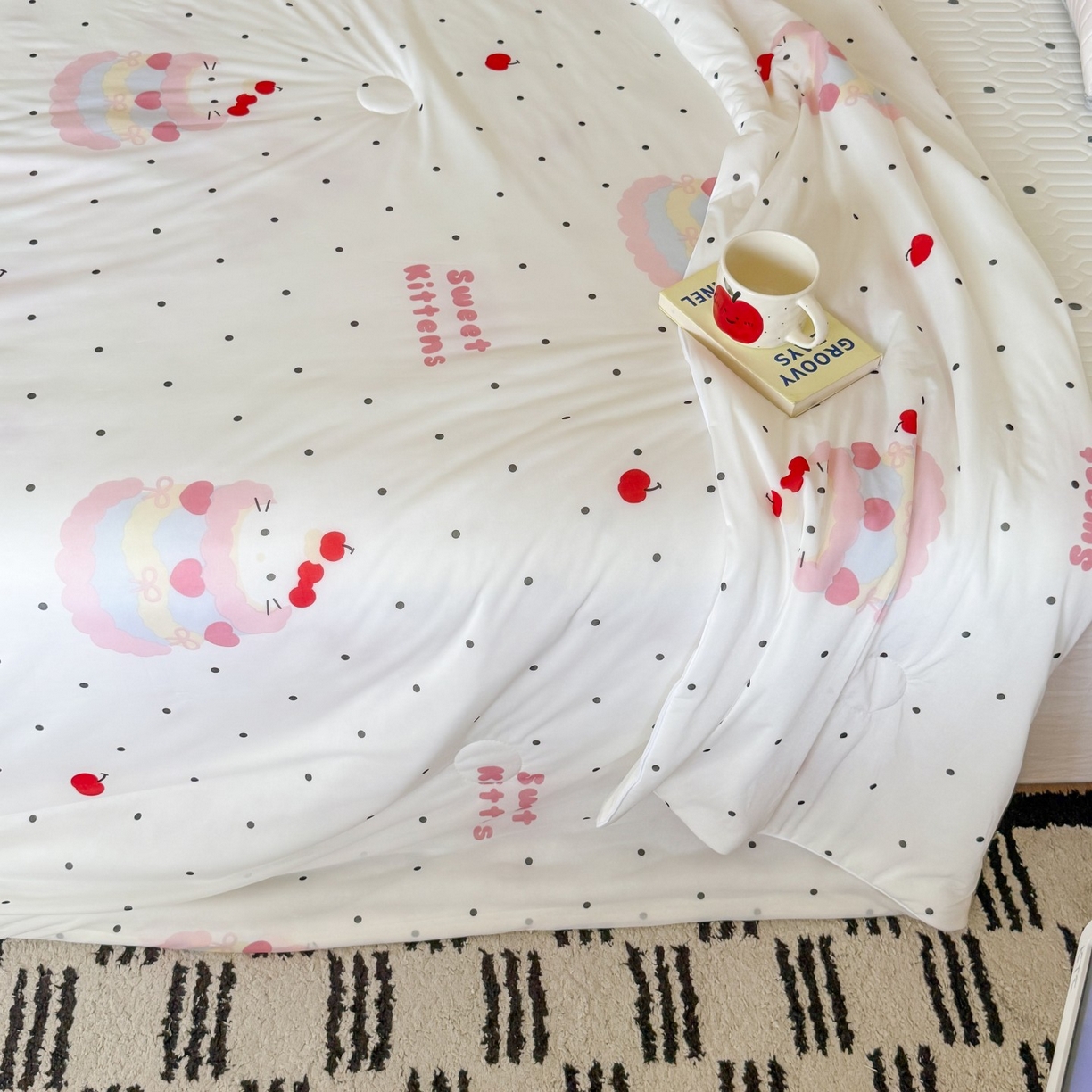 91家纺网 家纺一手货源 找家纺 （总）顾里家纺 2026新款韩系少女凉感冰皮夏被夏凉被空调被-第二组