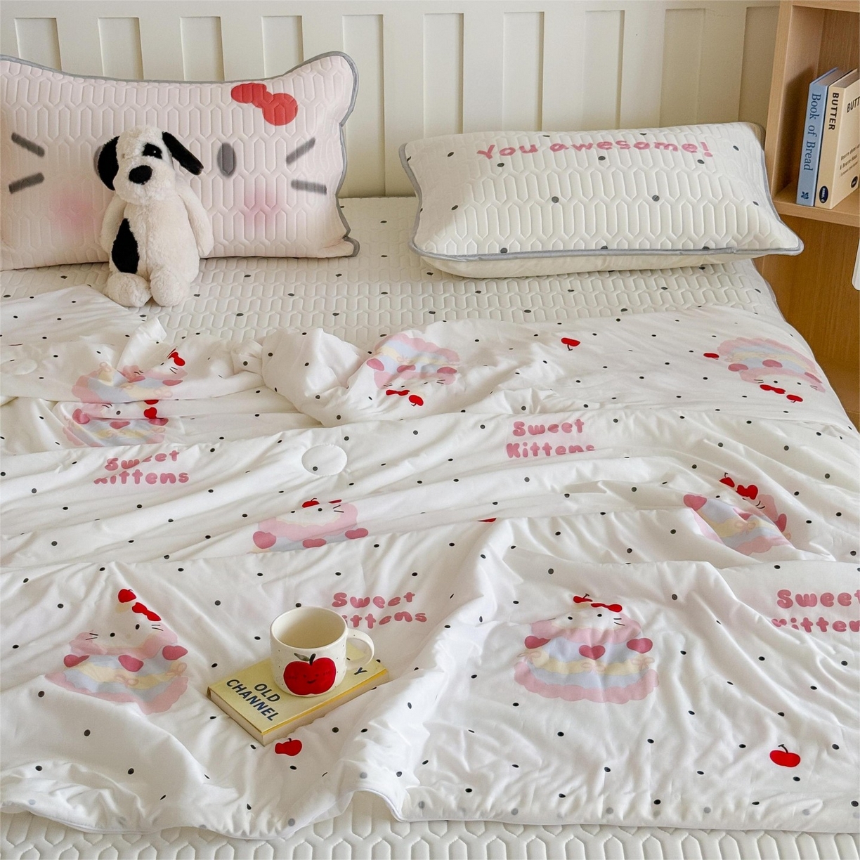 91家纺网 家纺一手货源 找家纺 （总）顾里家纺 2026新款韩系少女凉感冰皮夏被夏凉被空调被-第二组