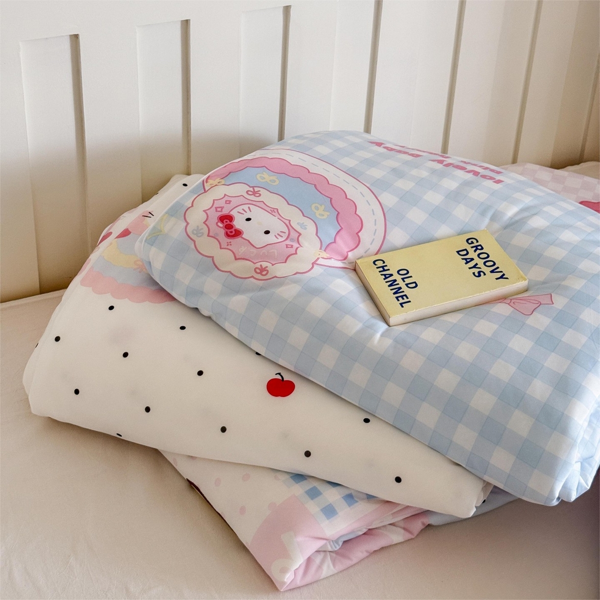 91家纺网 家纺一手货源 找家纺 顾里家纺 2026新款韩系少女凉感冰皮夏被夏凉被空调被-第二组 组合图仅供展示-不可下单