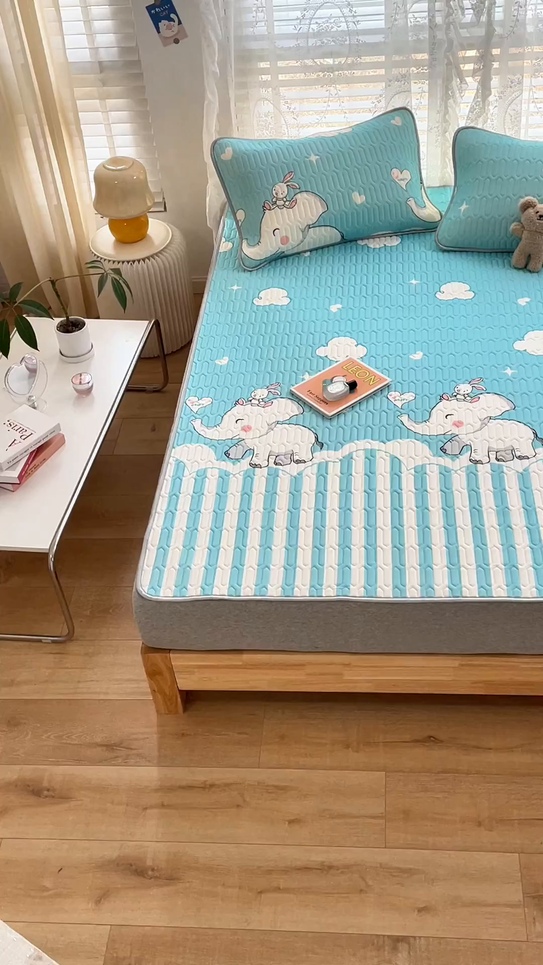 91家纺网 家纺一手货源 找家纺 （总）优雅星家纺 2026新款凉感丝印花乳胶凉席