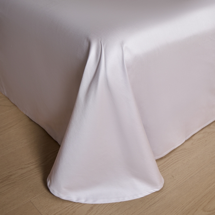 91家纺网 家纺一手货源 找家纺 U品汇 2026新品纯棉全棉平网大版数码印花四件套高端60支长绒棉贡缎埋绳宽边系列 雾花蝶影（紫）