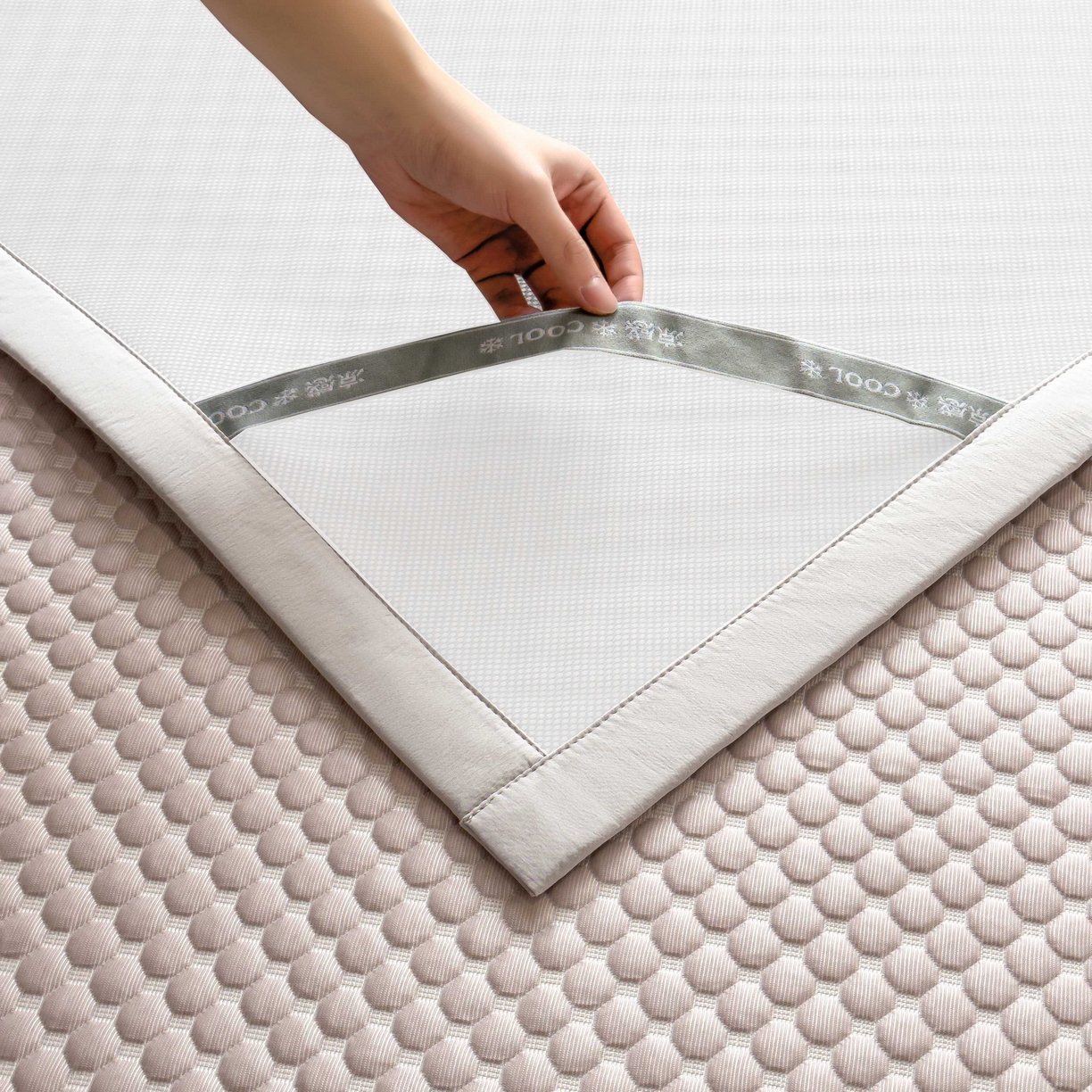 91家纺网 家纺一手货源 找家纺 孩子王家纺 2026春夏新款冰豆豆凉席凉感值过0.21冰丝床单单件冰丝席家用空调软席凉席席子 香芋紫-床铺款