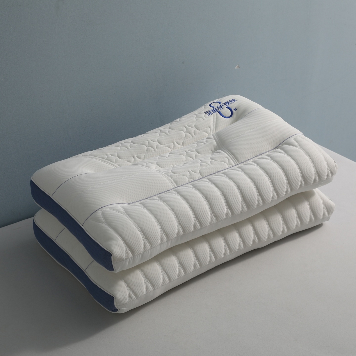 91家纺网 家纺一手货源 找家纺 （总）小米枕芯 2026新款8小时深睡护颈枕助睡眠枕两色枕头枕芯