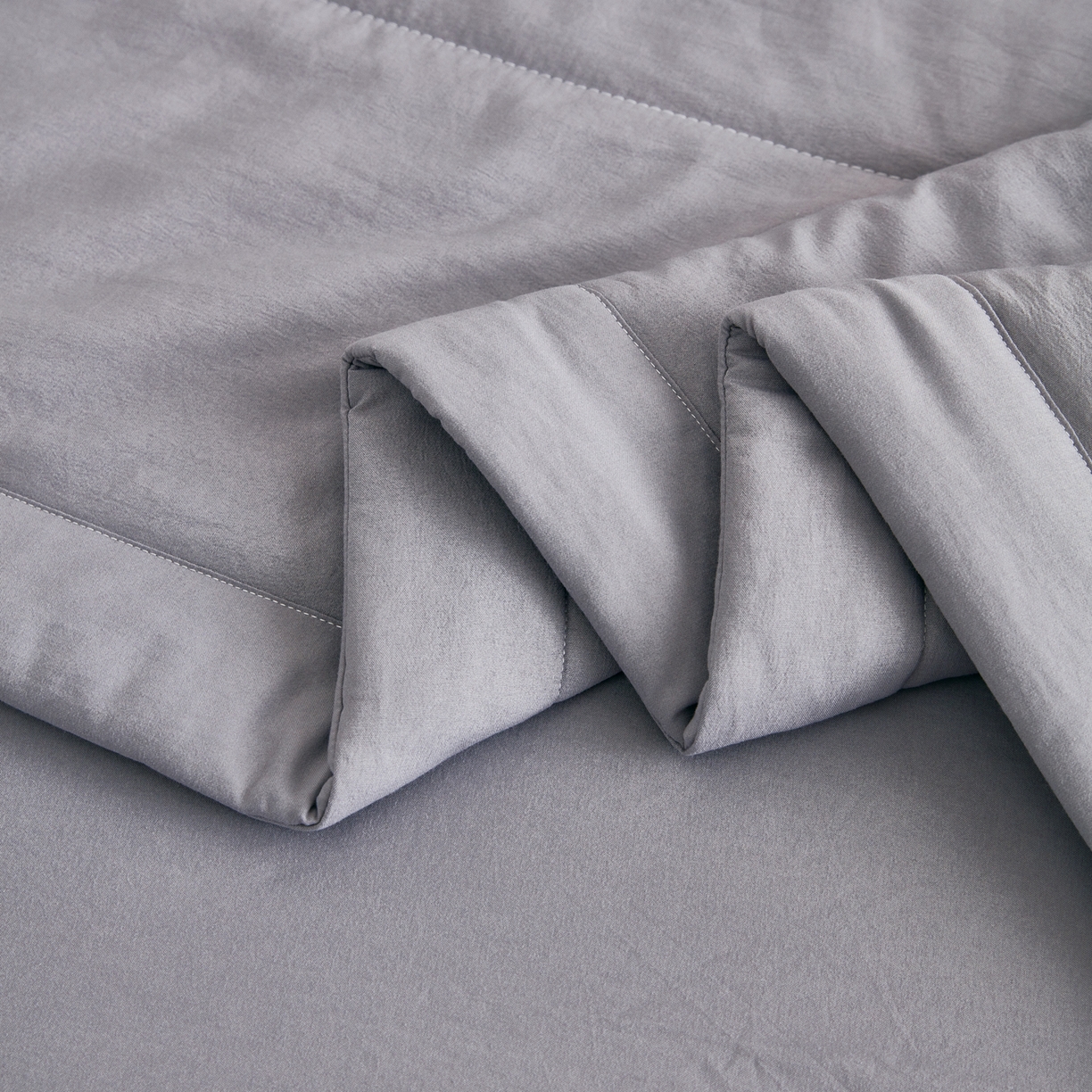 91家纺网 家纺一手货源 找家纺 尊妙被业 2026新款水洗棉棉花夏被100%新疆棉花被被子被芯填充包检测 巴黎灰