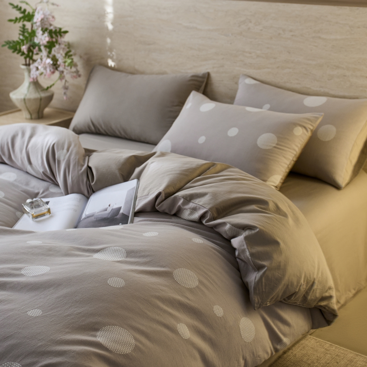 91家纺网 家纺一手货源 找家纺 （总）安莱生活 2026年新品水洗棉全棉纯棉色织提花系列四件套