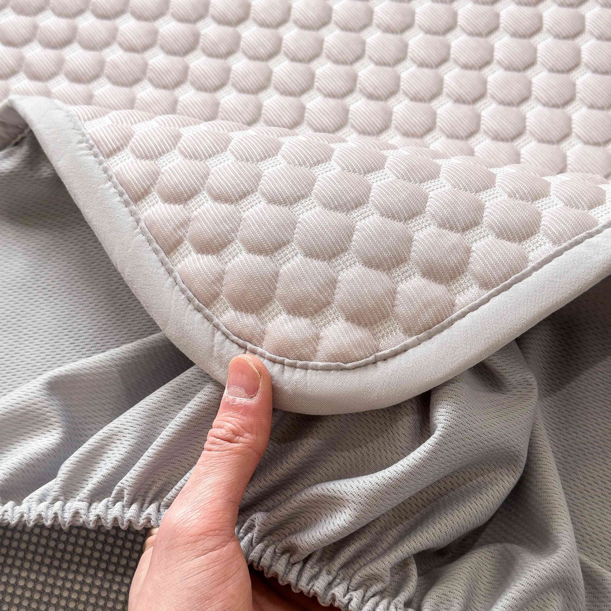 91家纺网 家纺一手货源 找家纺 孩子王家纺 2026春夏新款冰豆豆凉席凉感值过0.21冰丝床单单件冰丝席家用空调软席凉席席子 香芋紫-床笠款