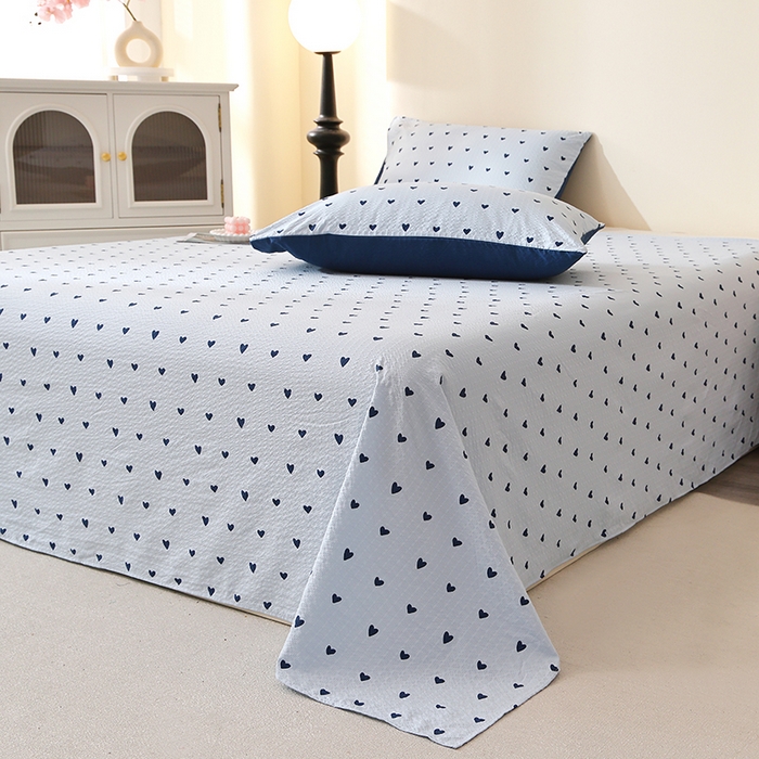 91家纺网 家纺一手货源 找家纺 （总）北部居 2026新款柔软泡芙纱高克重印花床单单品床单单件