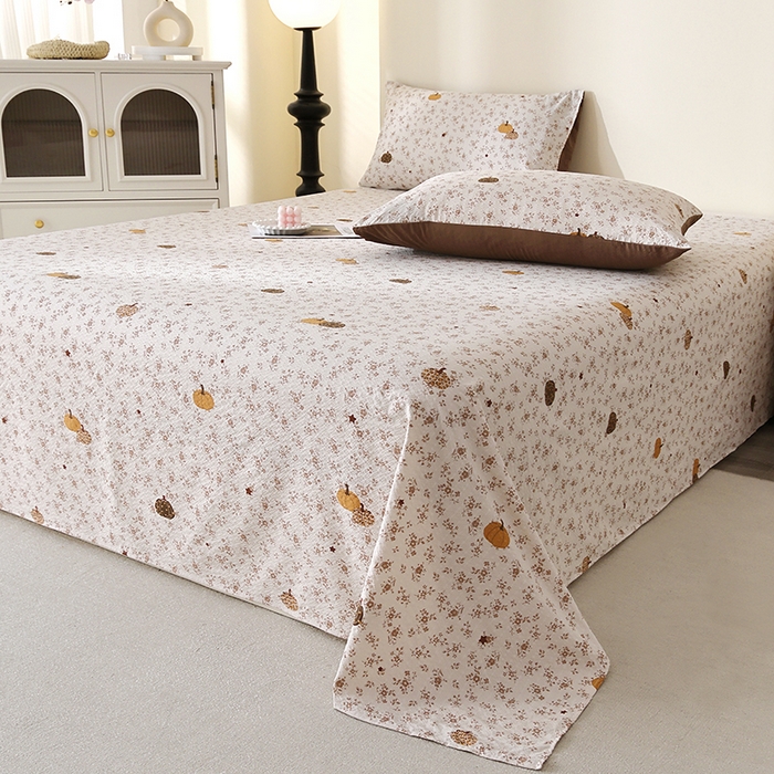 91家纺网 家纺一手货源 找家纺 （总）北部居 2026新款柔软泡芙纱高克重印花床单单品床单单件