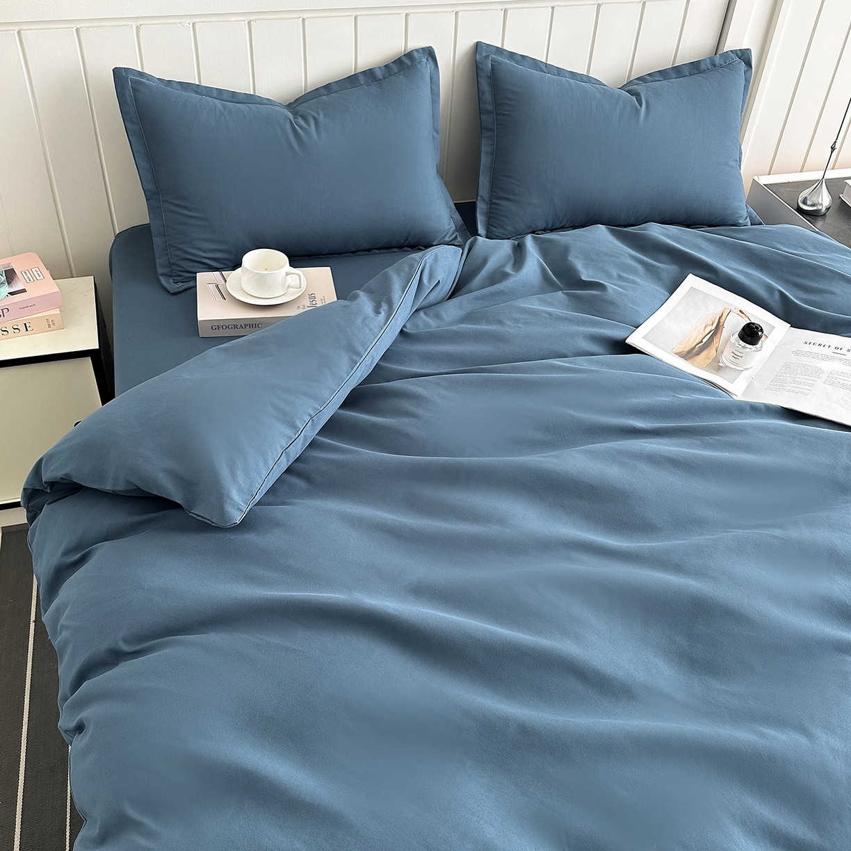 91家纺网 家纺一手货源 找家纺 （总）佑泽家纺 2026新款亲肤水洗棉四件套