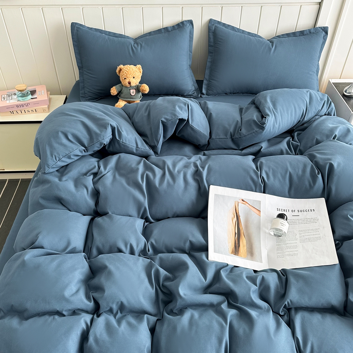 91家纺网 家纺一手货源 找家纺 （总）佑泽家纺 2026新款亲肤水洗棉四件套