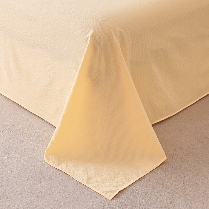 91家纺网 家纺一手货源 找家纺 北部居 2026新款柔软泡芙纱高克重印花四件套 安暖如夏