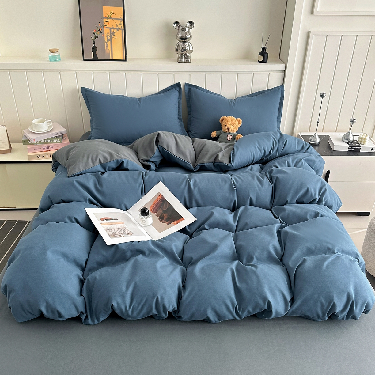 91家纺网 家纺一手货源 找家纺 （总）佑泽家纺 2026新款亲肤水洗棉四件套